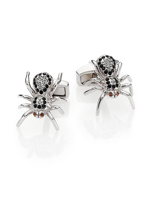 Tateossian - Spider Crystal-Detailed Cuff Links