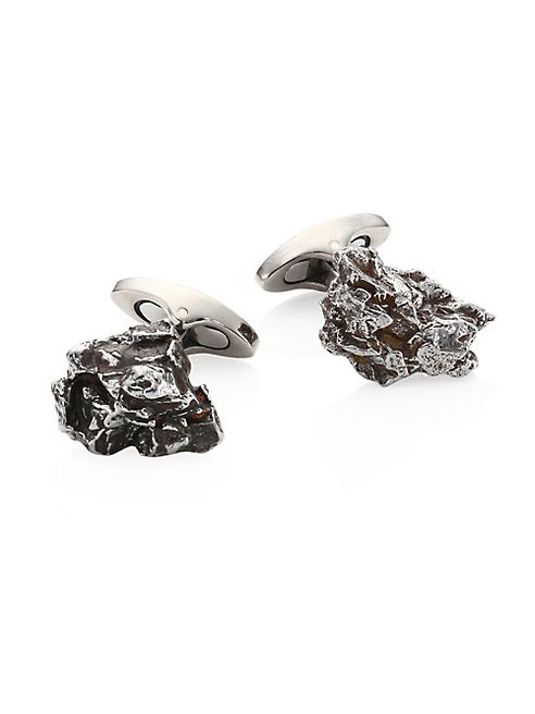 Tateossian - Campo Del Cielo Iron Meteorite Cufflinks