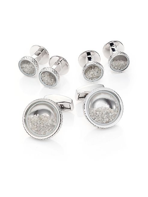 Tateossian - Round Stud Set