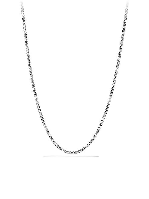 David Yurman - Small Box Chain Necklace/36