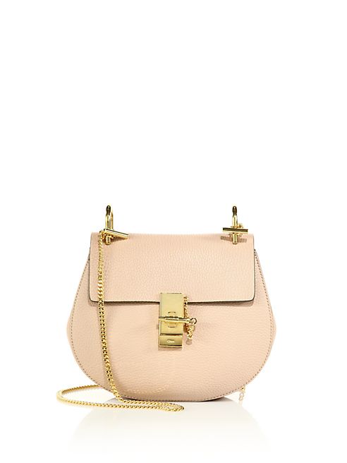 Chloé - Drew Small Leather Saddle Crossbody Bag