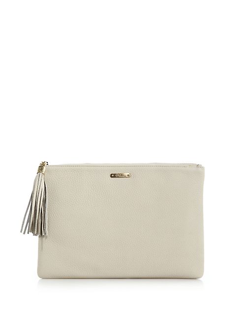 GiGi New York - Uber Pebbled Leather Clutch