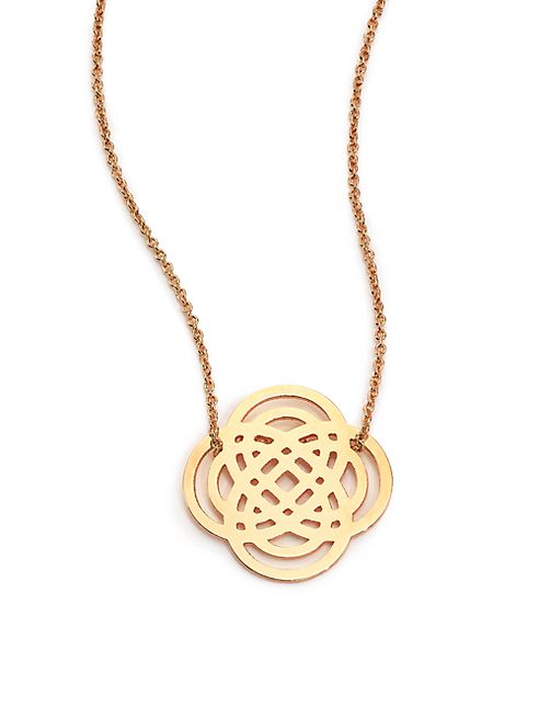 GINETTE NY - 18K Rose Gold Baby Purity Pendant Necklace