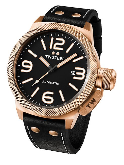 TW Steel - Canteen Automatic Rose-Gold Stainless Steel Watch