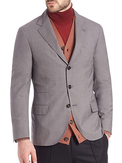 Brunello Cucinelli - Wool Travel Blazer