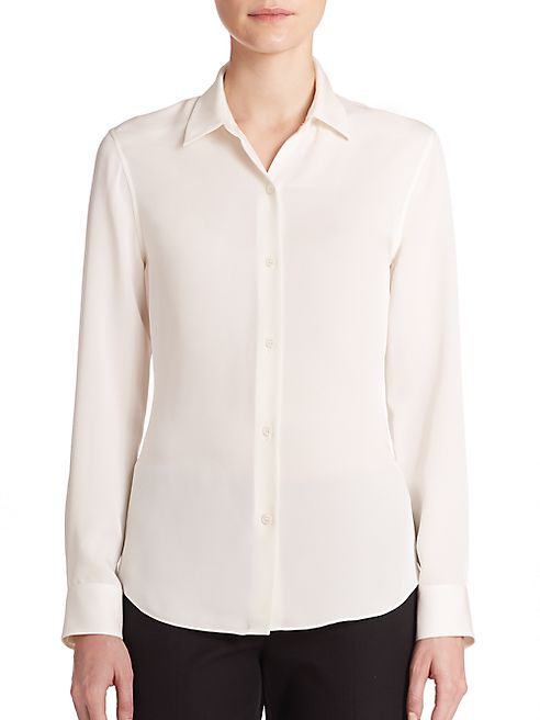 Theory - Tenia Modern Silk Blouse