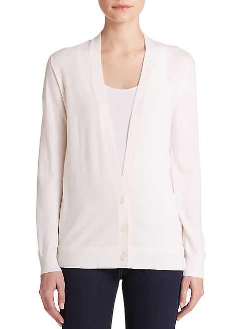 Theory - Merino Wool V-Neck Cardigan