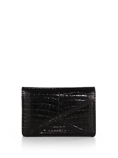 Bottega Veneta - Patent Crocodile Clutch