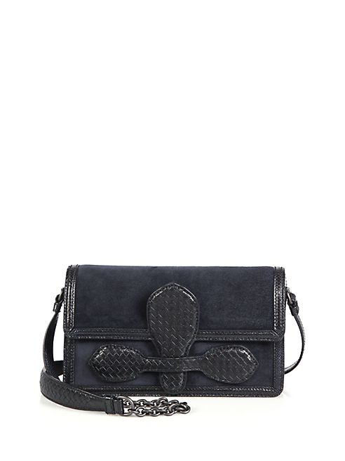 Bottega Veneta - Mixed-Media Shoulder Bag