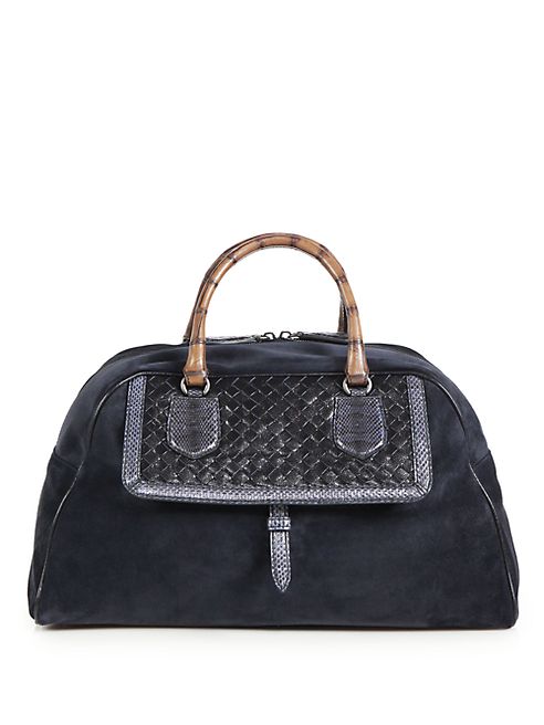 Bottega Veneta - Mixed-Media Satchel