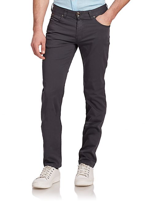 Armani Collezioni - Cotton Five-Pocket Pants