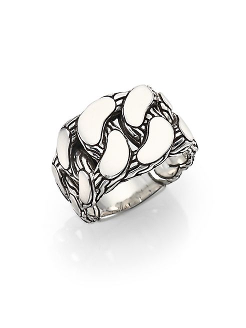 John Hardy - Classic Chain Gourmette Silver Ring