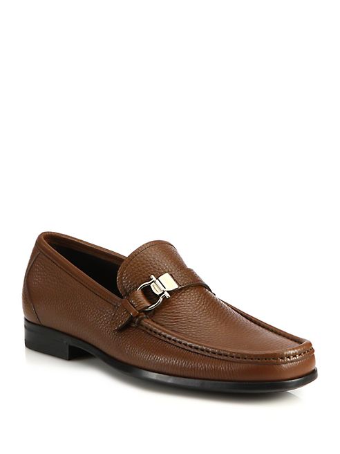 Salvatore Ferragamo - Muller Bit Leather Loafers