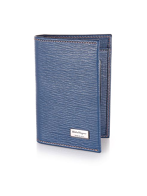 Salvatore Ferragamo - Revival Textured Leather Card Case