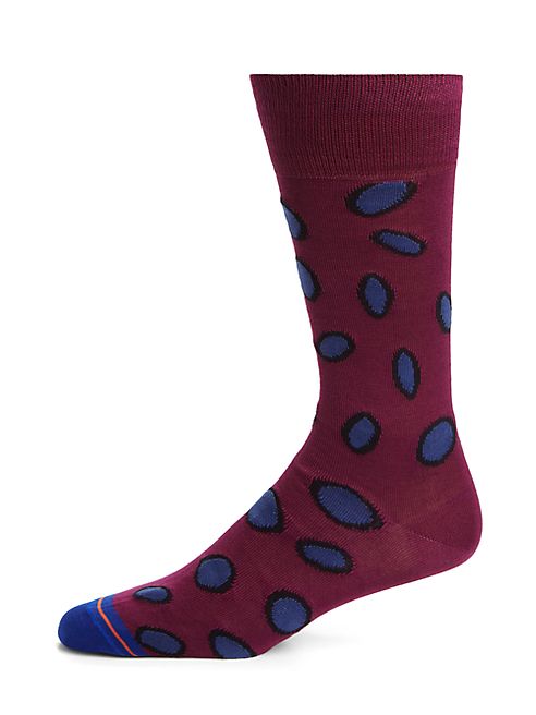 Paul Smith - Bold Spot Cotton-Blend Socks