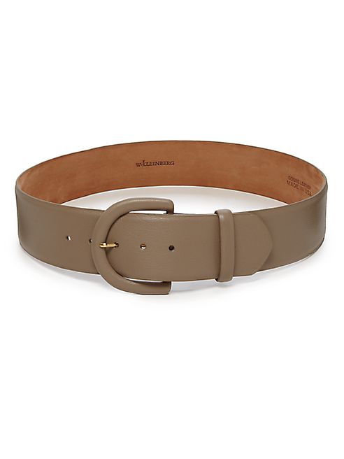 W. Kleinberg - Contoured Leather Belt