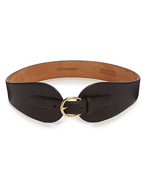 W. Kleinberg - Wide Leather Belt