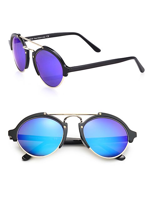 Illesteva - Milan II 54MM Round Sunglasses