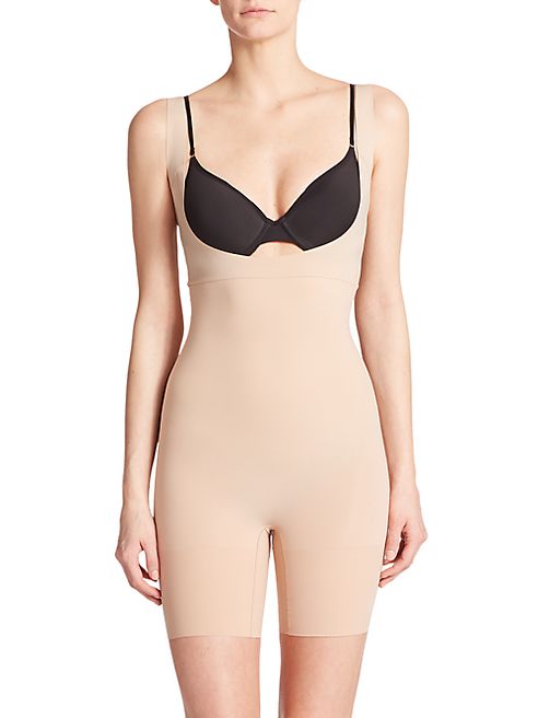 Spanx - Shape My Day Open-Bust Mid-Thigh Bodysuit