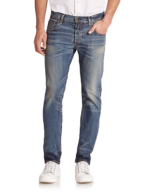 Rag & Bone - Standard Issue Fit 2 Slim Low-Rise Jeans