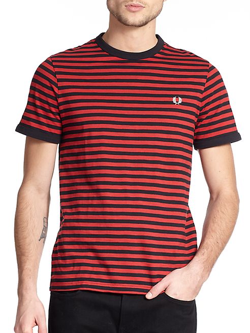 Fred Perry - Slub Stripe Ringer Tee