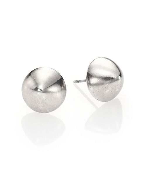 Nest - Brushed Bi-Cone Stud Earrings