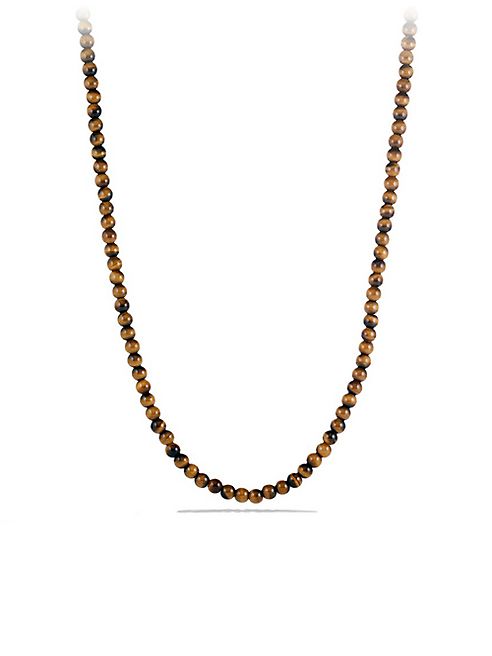 David Yurman - Spiritual Bead Tiger's Eye Necklace