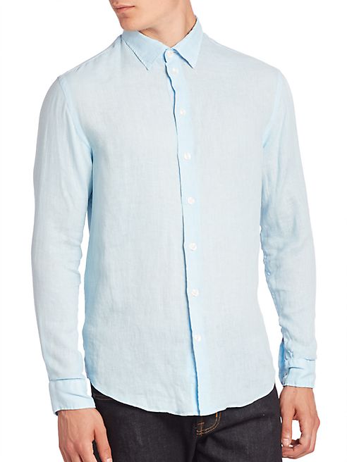 Armani Collezioni - Linen Button-Down Shirt