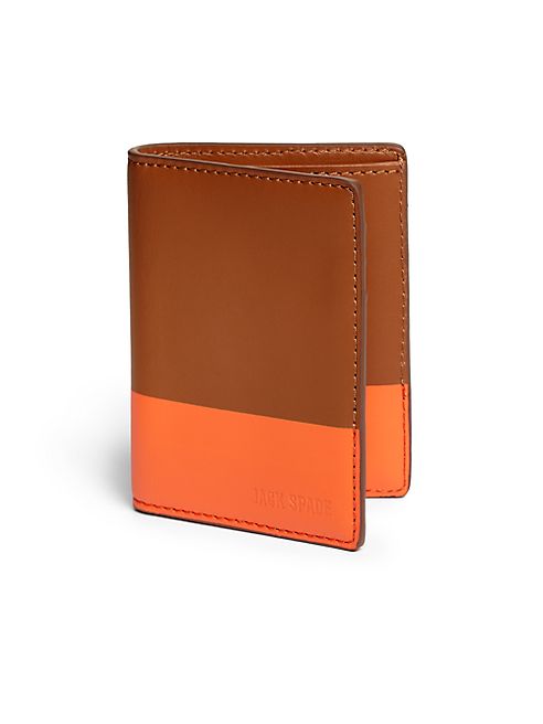 Jack Spade - Dipped Leather Vertical Wallet