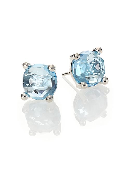 IPPOLITA - Rock Candy Blue Topaz & Sterling Silver Stud Earrings