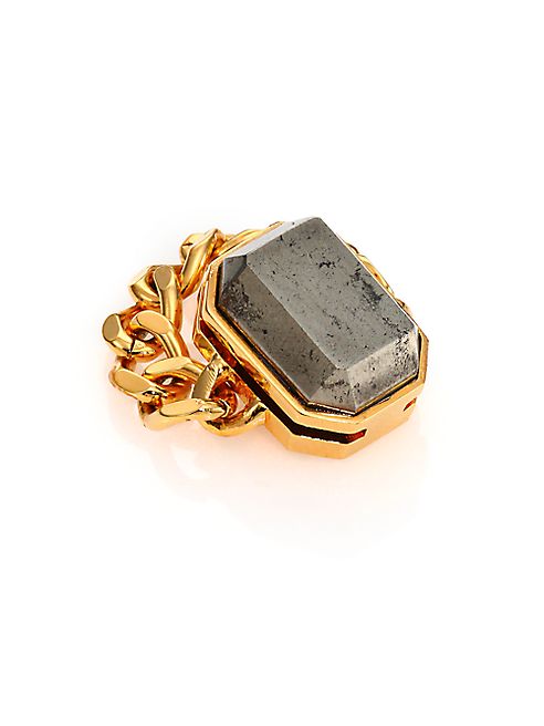 House of Lavande - Batari Pyrite Chain Ring