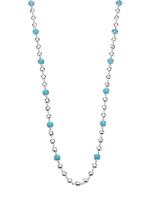 IPPOLITA - Rock Candy Turquoise & Sterling Silver Long Beaded Necklace