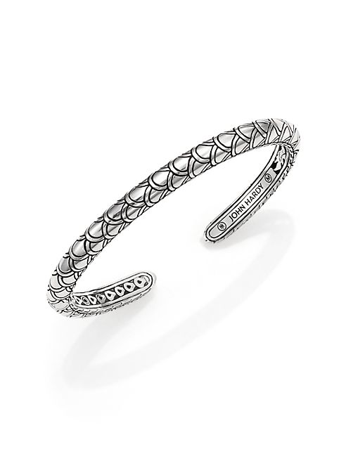 John Hardy - Naga Sterling Silver Slim Kick Cuff Bracelet