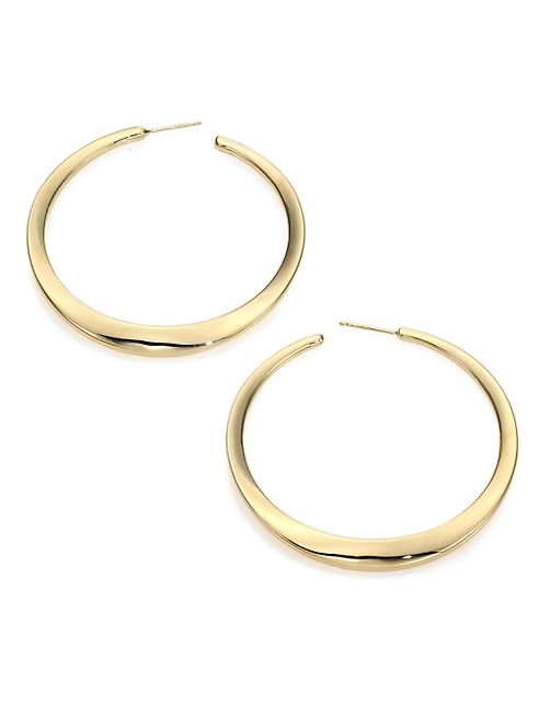 IPPOLITA - Glamazon 18K Yellow Gold Hoop Earrings/2.35