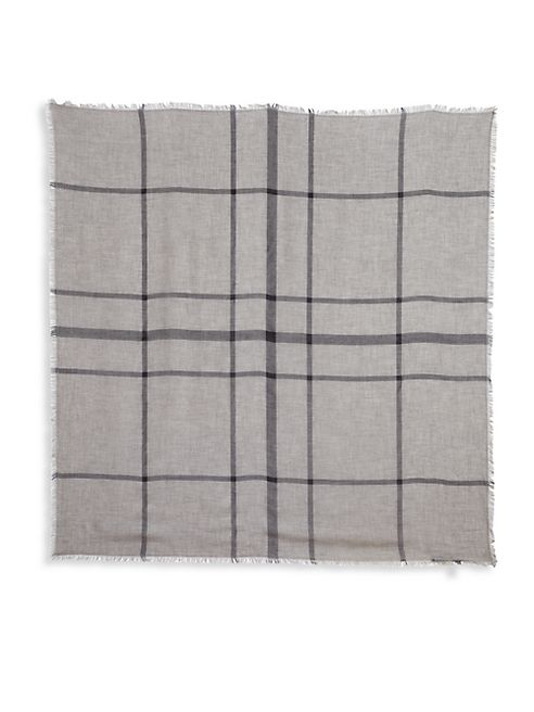 Etro - Big Check Modal & Wool Scarf