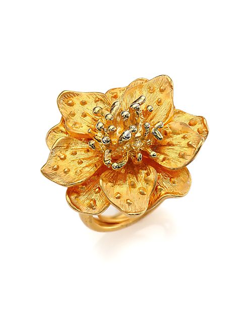 Kenneth Jay Lane - Anemone Flower Ring