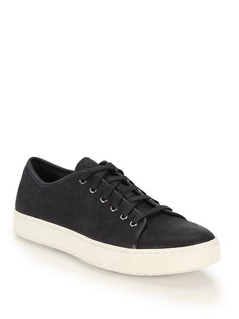 Vince - Austin Nubuck Lace-Up Sneakers