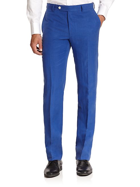 Saks Fifth Avenue Collection - Samuelsohn Linen & Silk Trousers