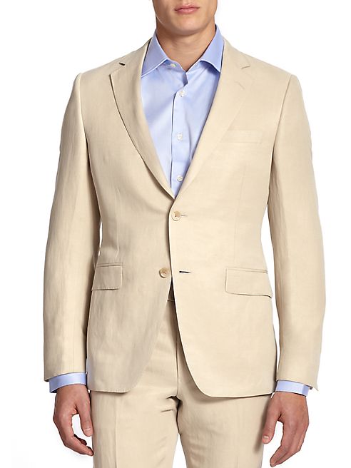 Saks Fifth Avenue Collection - Samuelsohn Classic-Fit  Linen & Silk Sportcoat