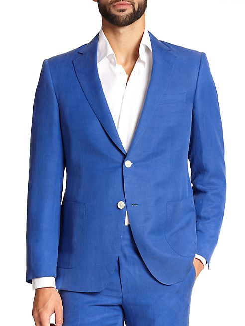 Saks Fifth Avenue Collection - Samuelsohn Silk & Linen Sportcoat