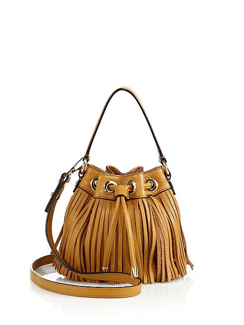 MILLY - Essex Fringe Small Drawstring Bag