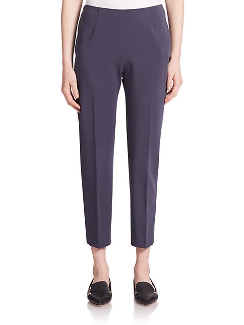 Peserico - Cropped Stretch-Cotton Pants