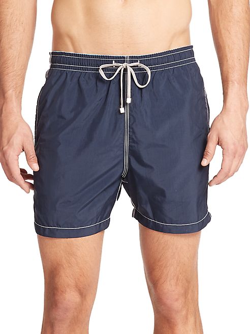 Saks Fifth Avenue Collection - Solid Swim Trunks