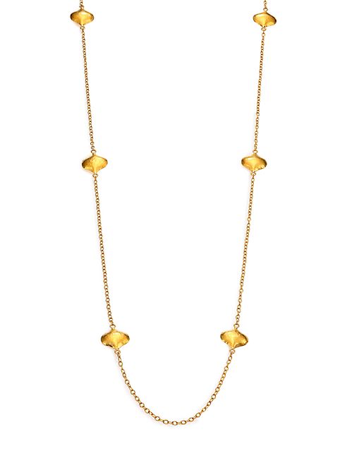 GURHAN - Clove 24K Yellow Gold Cielo Long Station Necklace