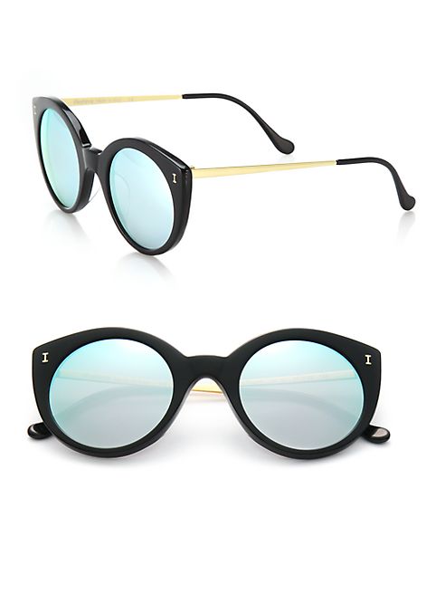 Illesteva - Palm Beach 50MM Round Sunglasses