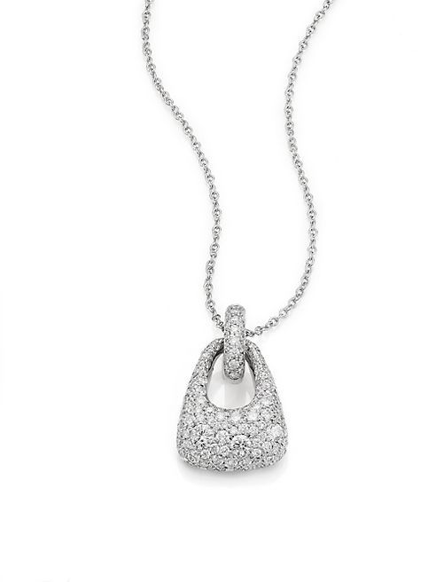 Kwiat - Madison Avenue Diamond & 18K White Gold Pendant Necklace