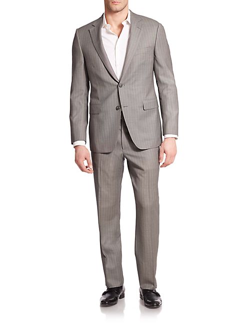 Saks Fifth Avenue Collection - Samuelsohn Striped Wool Suit