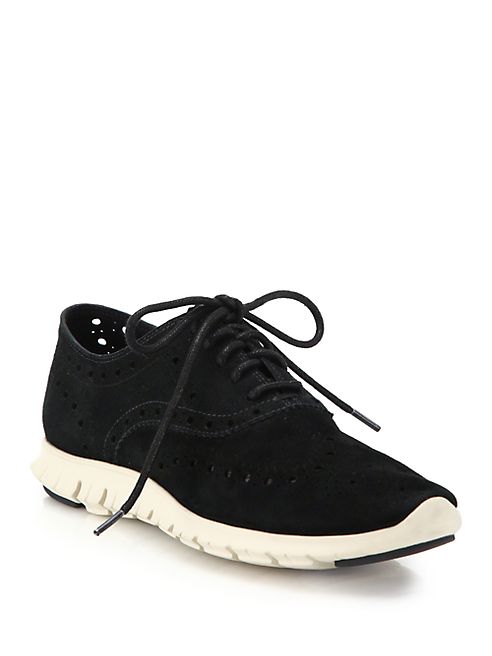 Cole Haan - ZeroGrand Suede Oxford Sneakers