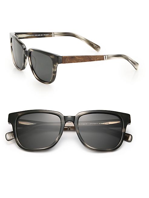 Shwood - Prescott 52MM Rectangular Sunglasses