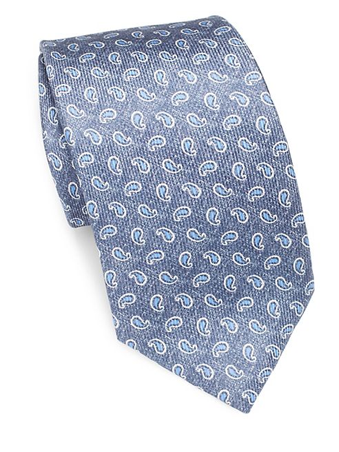 ISAIA - Cravatta Paisley Silk Tie